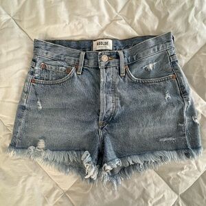 AGOLDE Parker Denim Shorts - Size 25